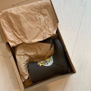 NIB Bisgaard tiger rain boots size 25.
